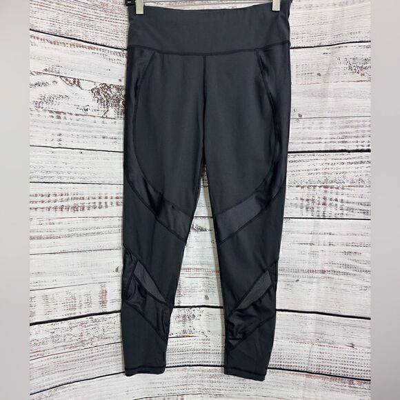 Sweaty Betty Pants Womens Sz Small The Power pocket 7/8 leggings Gray Athleisure - Picture 2 of 10